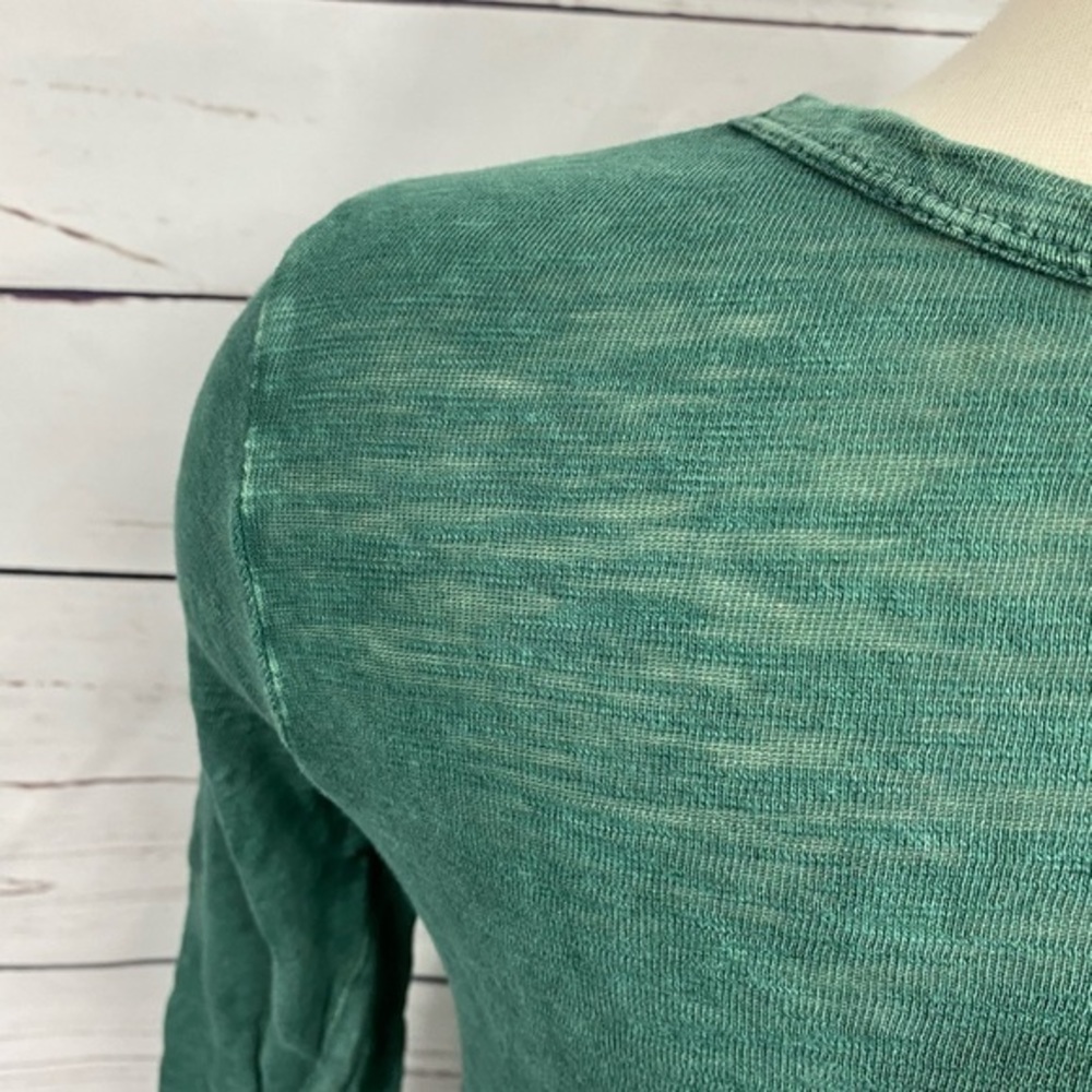 Altar’d State Green Ruffle Long Sleeve Top - Picture 12 of 13